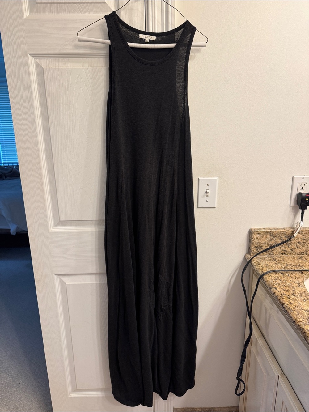 Z Supply Black Sleeveless Maxi Dress